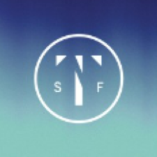 Logo with SF in-between a T